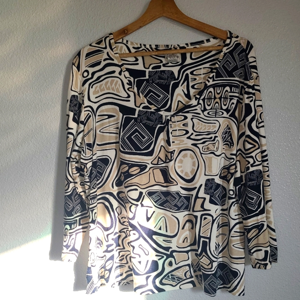XL Chicos Abstract Top